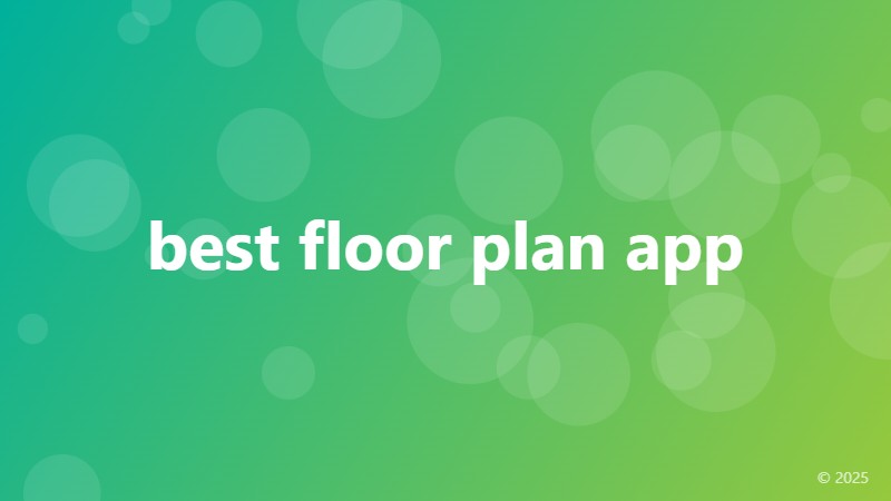 best floor plan app